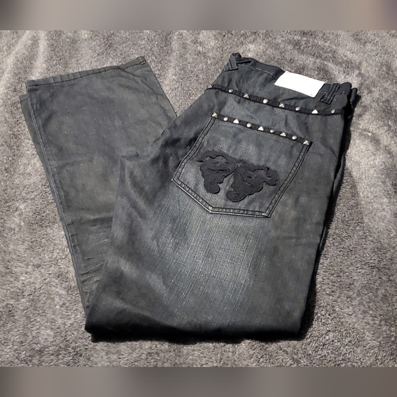 5 For 25$ Triple thread studded bootleg jeans - Picture 2 of 4